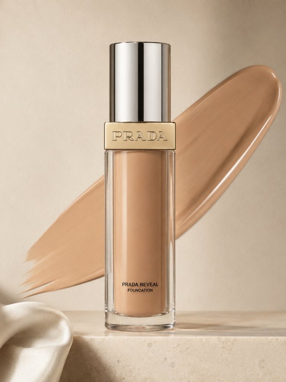 MSRP $70 | Prada Reveal Skin Optimize Foundation – MN55 Medium Neutral - NIB